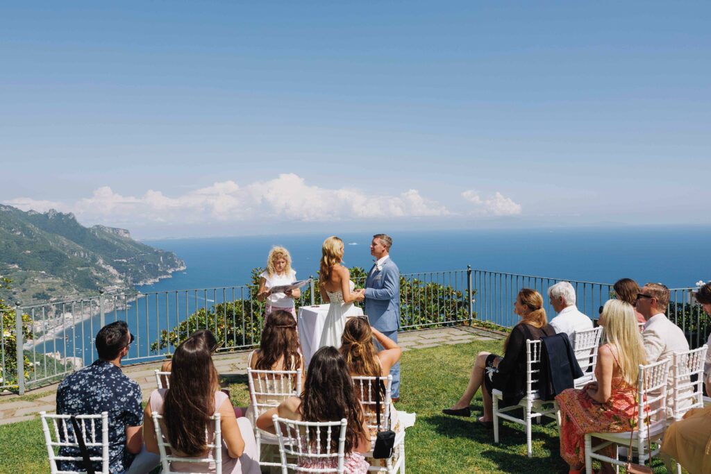 Amalfi Coast Micro Wedding Ceremony in Ravello