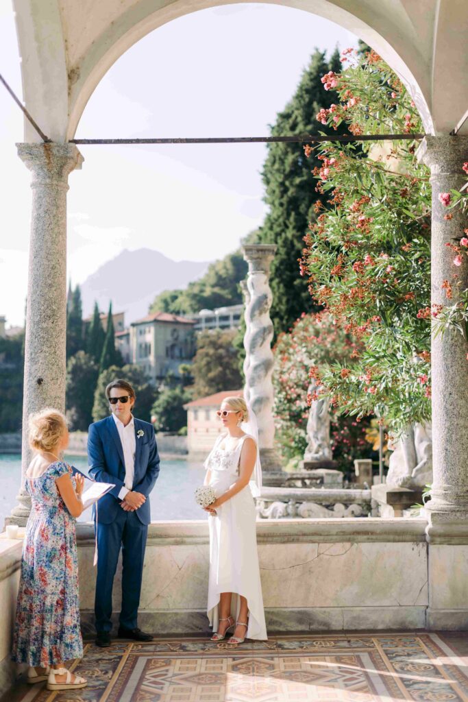 Dremy Lake Como Elopement Celebrant