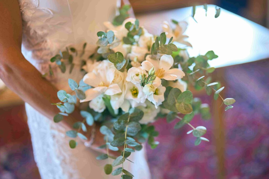 Eloping in Tuscany flower bouquet