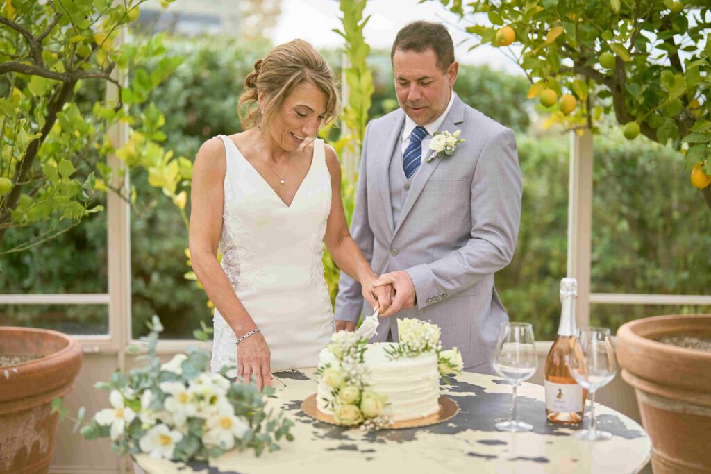 elopement wedding cake